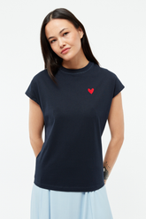 T-Shirt GBLaila (Heart) Midnight Blue