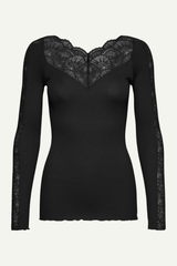 T-Shirt RWBeatha Silk LS Lace black