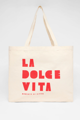 Statementtasche Dolce Gots Print La Dolce Vita