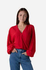 Bluse Bibi Flame Scarlet