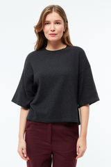 Kurzarm Pullover GBSelma Dark Grey