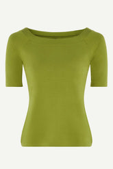 Top Sarah Ecovero light Woodbine Green