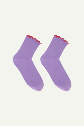 Socken Mit Volant Gots Verbena