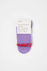 Socken Mit Volant Gots Verbena