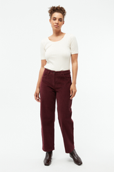Hose GBCoralie Wine Red