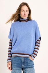 Pullunder Light Blue Melange