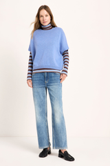 Pullunder Light Blue Melange