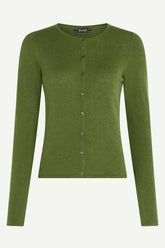 Strickjacke Roundneck Cocoon Posey Green