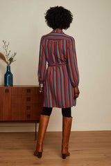 Kleid Carina Tunic Marion Stripe Imperial Purple