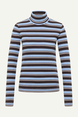 Longsleeve Rollkragenshirt Chocolate Multicolour