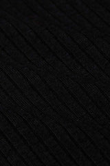 Top Carice V Uni Rib Black