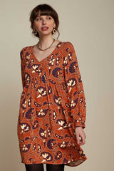 Kleid Marjorie Cecilia Spicy Brown