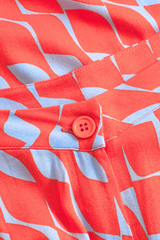 Hose Floating Flare Palazzo Red