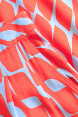 Hose Floating Flare Palazzo Red