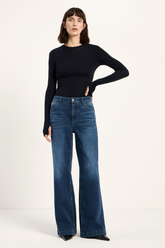Jeans Wide Salt Night Blue Denim