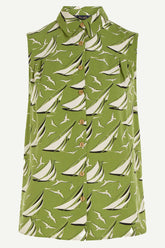 Bluse Nova Bateau Woodbine Green