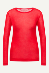 Langarmshirt Tencel Red