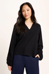 Blusenshirt Black