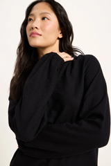 Blusenshirt Black