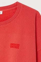Sweatshirt Jitbay Vermillon Vintage