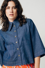Overshirt Shoreline Chic Blue