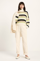 Pullover Grobstrick Multicolour Stripe