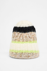 Mütze Grobstrick Multicolour Stripe