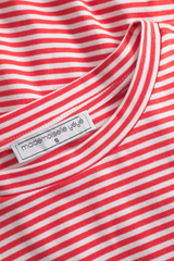 Top C'est Chaud Crop Red Stripes