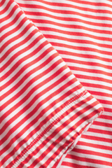 Top C'est Chaud Crop Red Stripes