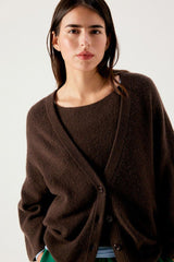 Strickjacke Damsville Brune Chine