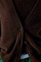 Strickjacke Damsville Brune Chine