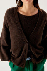Strickjacke Damsville Brune Chine