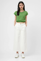 Top C'est Chaud Crop Green