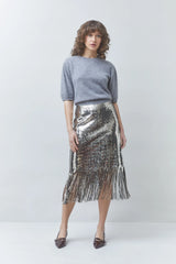 Kurzarm-Pullover Polov Gris Chine