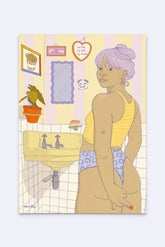 Postkarte "My body, my rules"