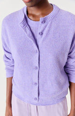 Strickjacke Ouity Viola Chine