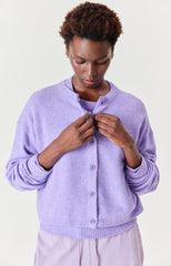Strickjacke Ouity Viola Chine