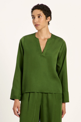 Bluse Tencel Garden Green