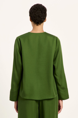 Bluse Tencel Garden Green