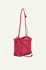 Tasche Suede Giana Carmine Pink