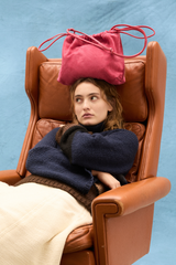 Tasche Suede Giana Carmine Pink