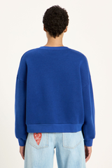 Statement-Sweatshirt Blue Moon