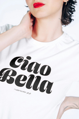 T-Shirt Ciao Bella White