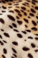 Jacke Patti Midi Cheetah Fur Ivory