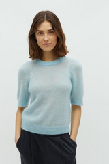 Shirt Carla-M Bravani Knit Steel Blue