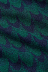 Rock Border Duffy Jacquard Evening Blue