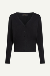 Strickjacke V Cocoon Black