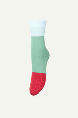 Socken Colourblock Bam Iceberg Green