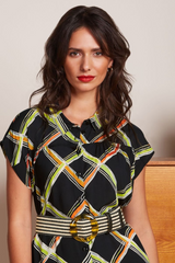 Gürtel Striped Black