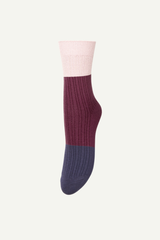 Socken Colourblock Bam Graystone Blue